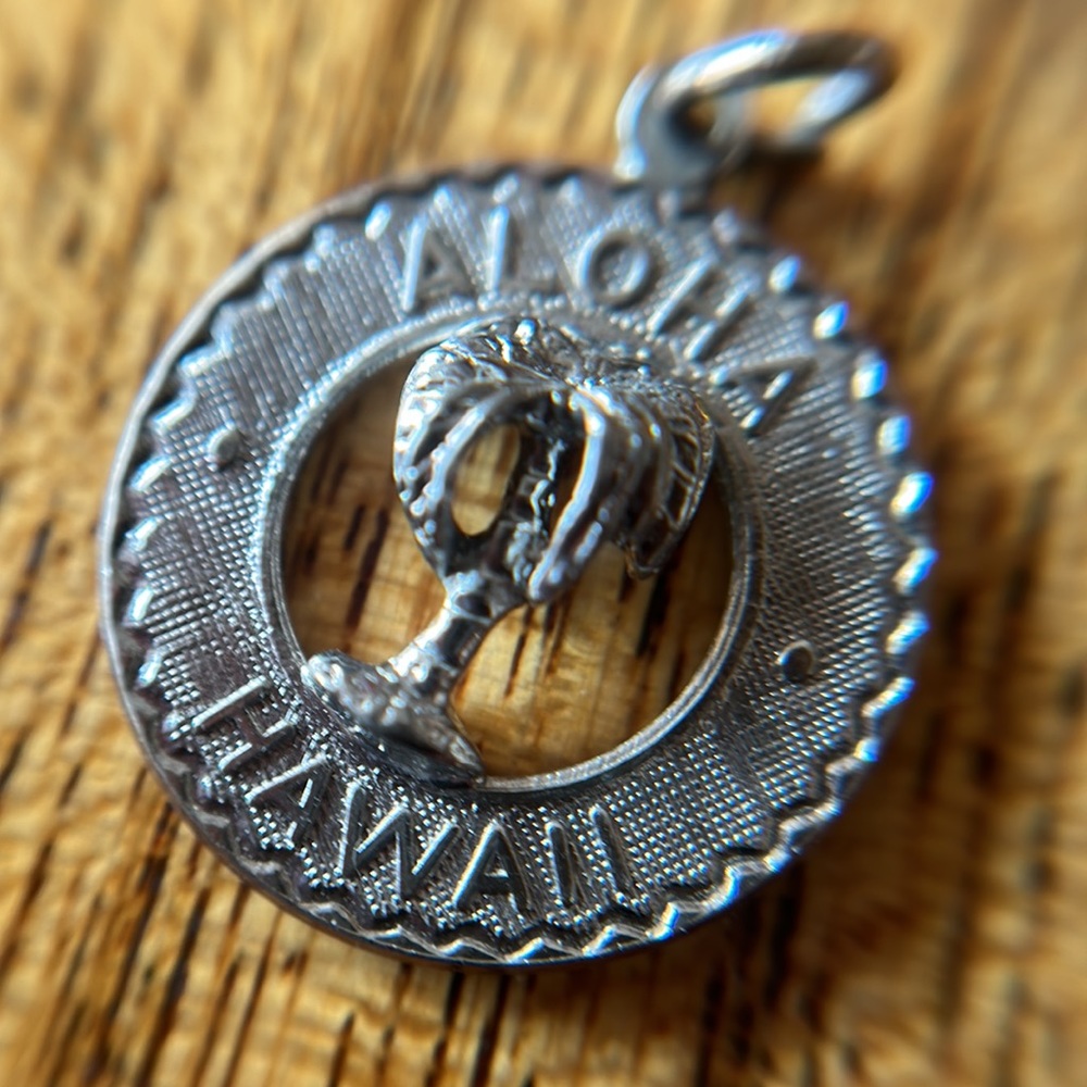 Hawaii Aloha Sterling Charm